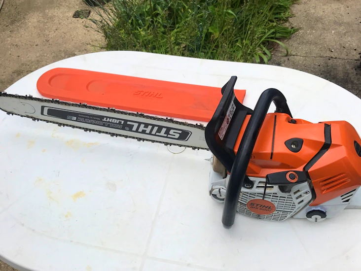 Stihl ms500i chainsaw 25” bar