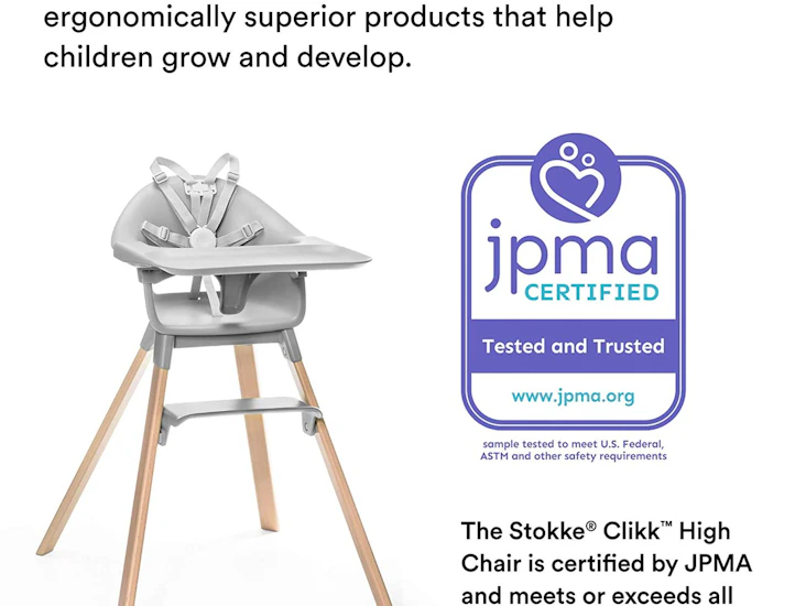Stokke clikk adjustable high chair - ages 6-36 months