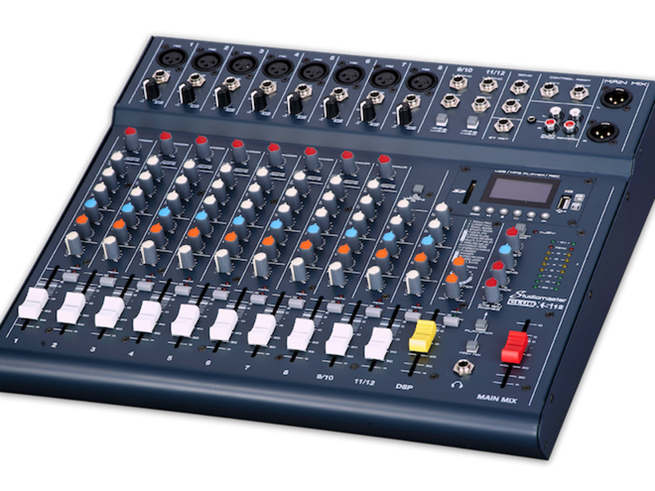 Studiomaster club xs 12 channel analogue mixer