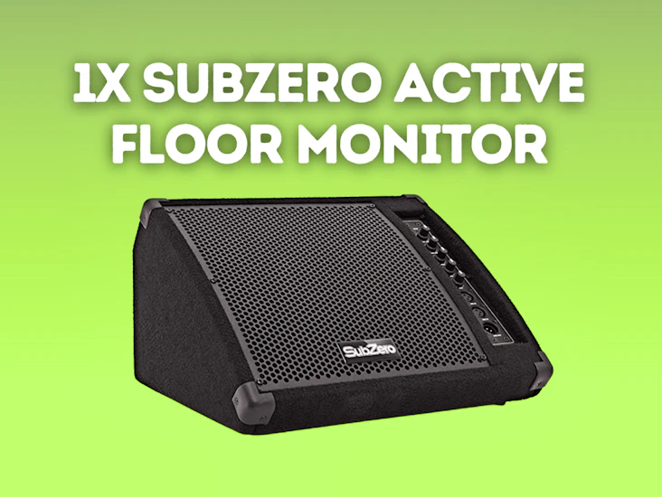 Subzero 350w 12" active floor monitor