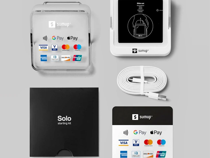 Sumup solo with charging station