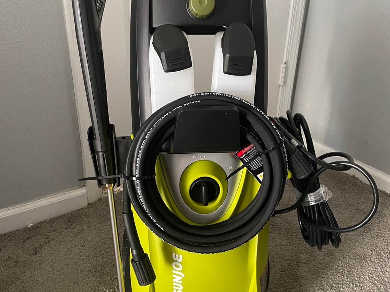 Sunjoe 14.5a electric pressure washer