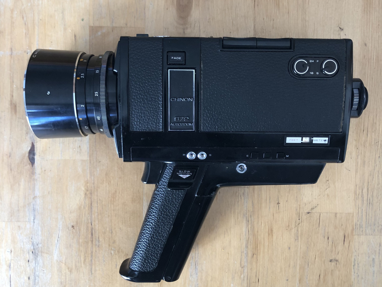 Super 8 camera chinon 872 autozoom cine camera