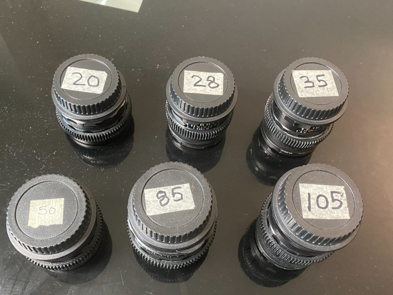 Super takumar full set of 6 lenses