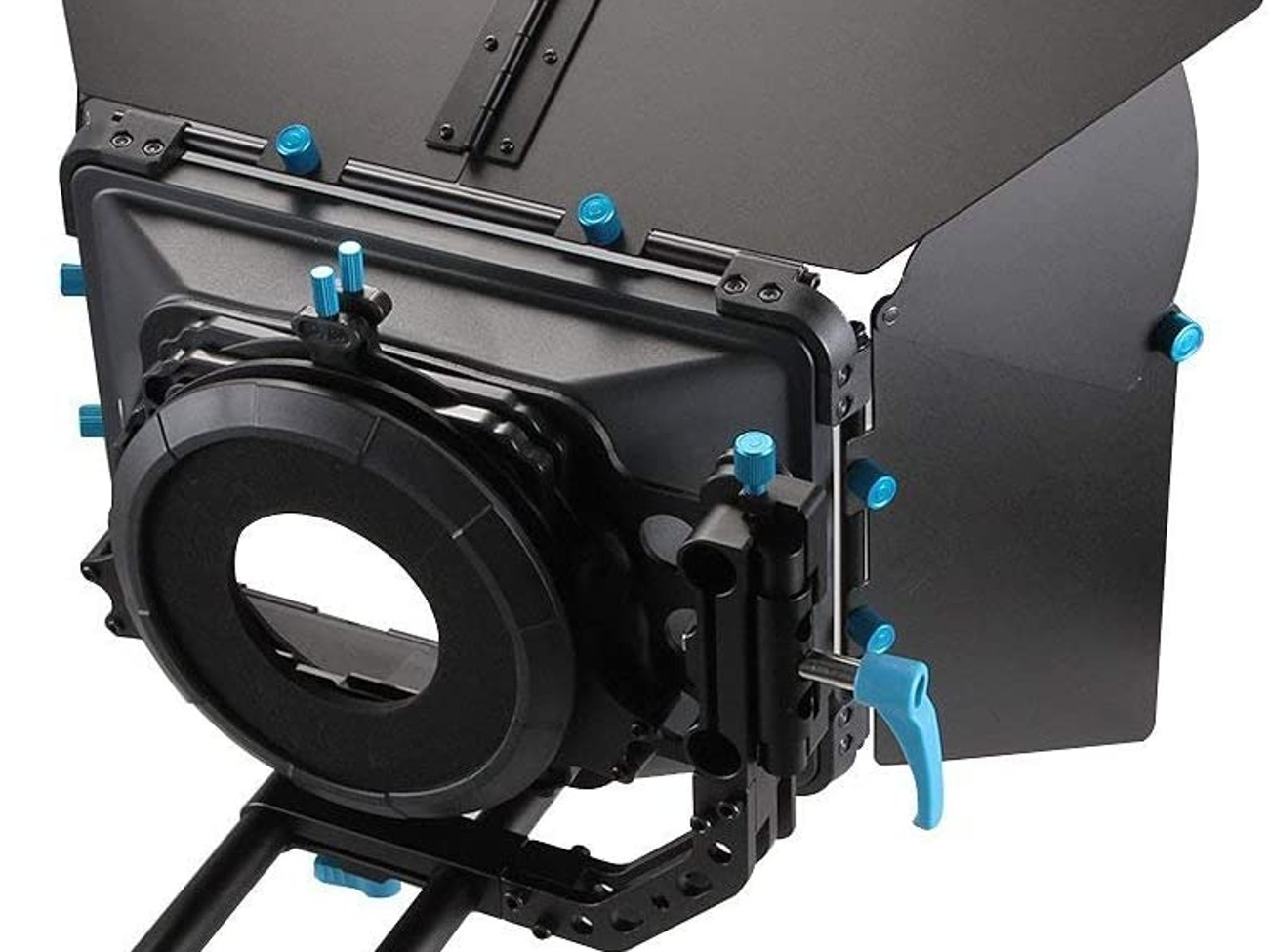 Swing away matte box