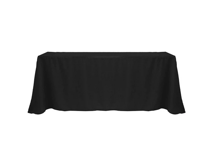 Table cloth: black