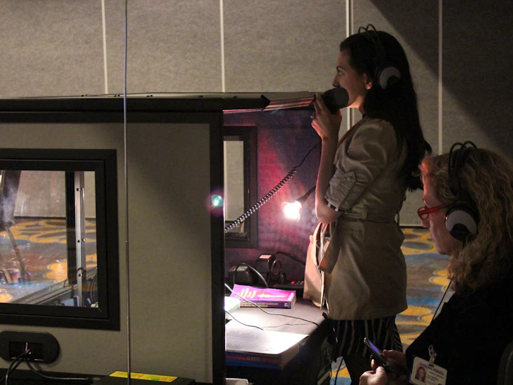 Table top sound booth