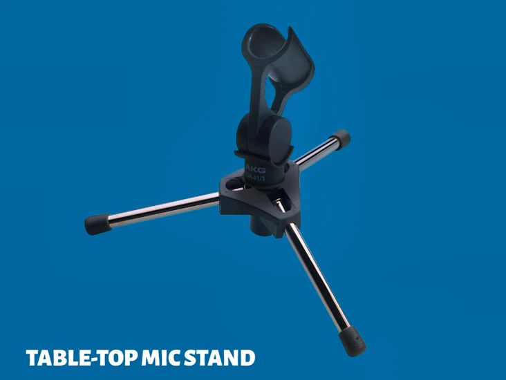 Table-top microphone stand
