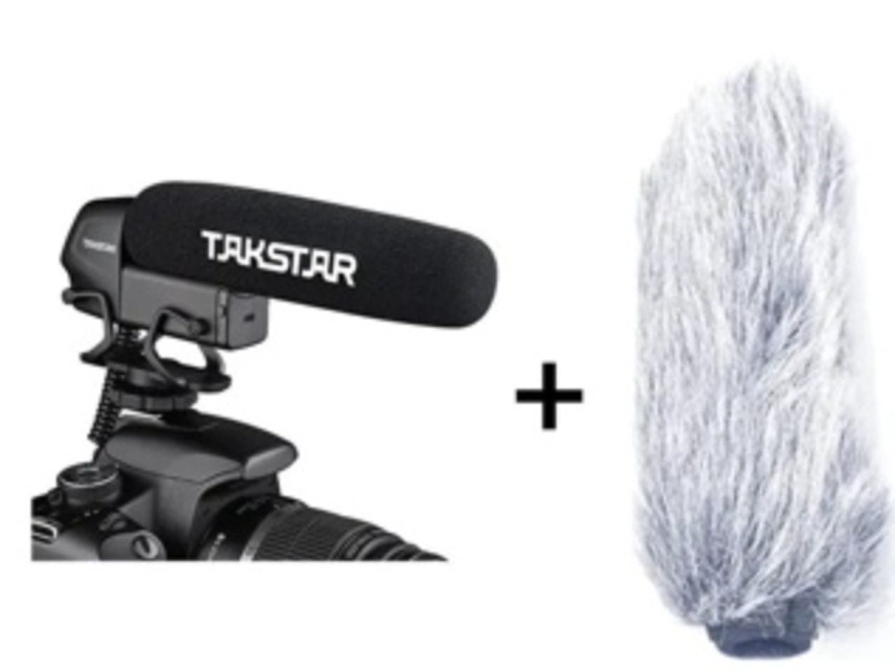 Takstar sgc-600 shotgun microphone + deadcat