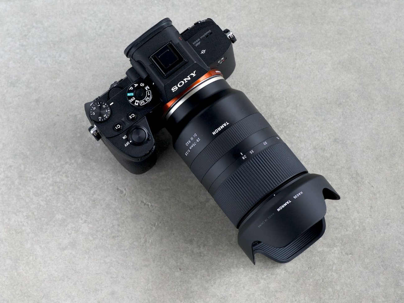 Tamron 28-75mm f/2.8 rxd sony alpha zoom lens
