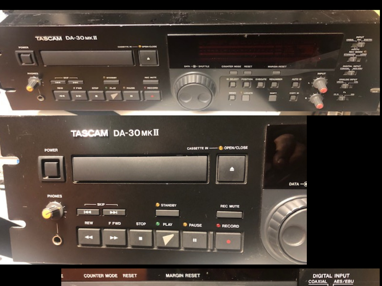 Rent Tascam DA30 Mk ll High End DAT Machine Recorder W/ XLR from Lux