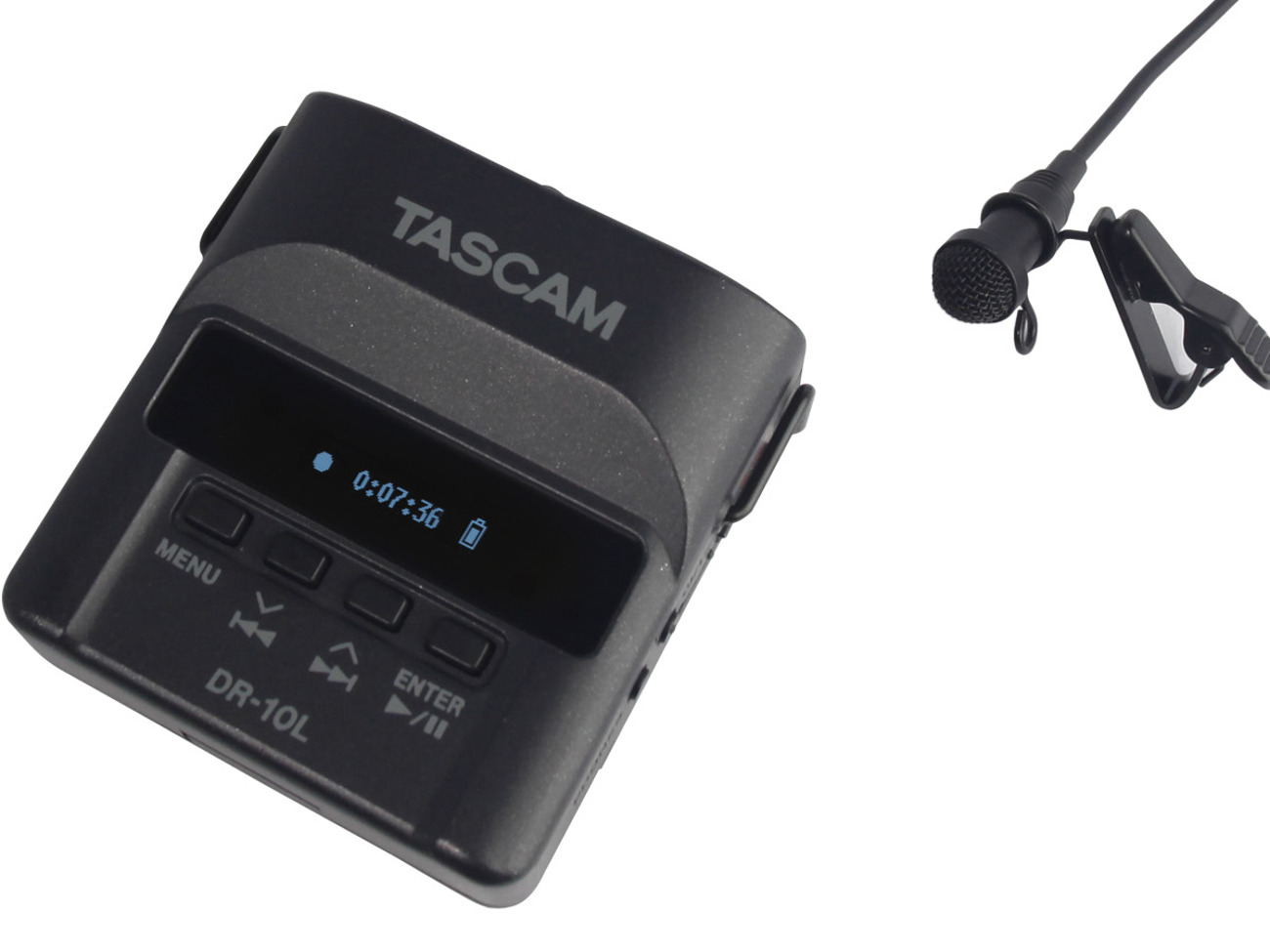 Tascam dr-10l with lavalier microphone
