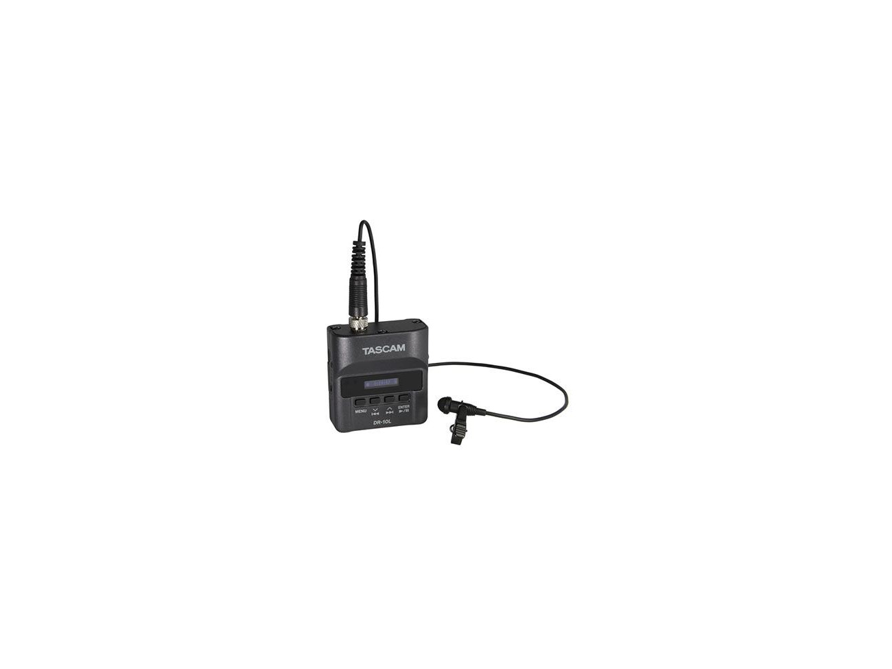 Tascam dr-10l digital audio recorder with lavalier mic