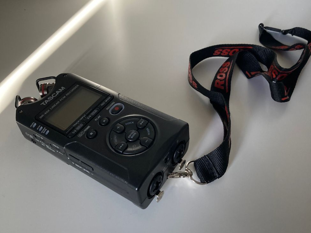 Tascam dr-40x portable recorder