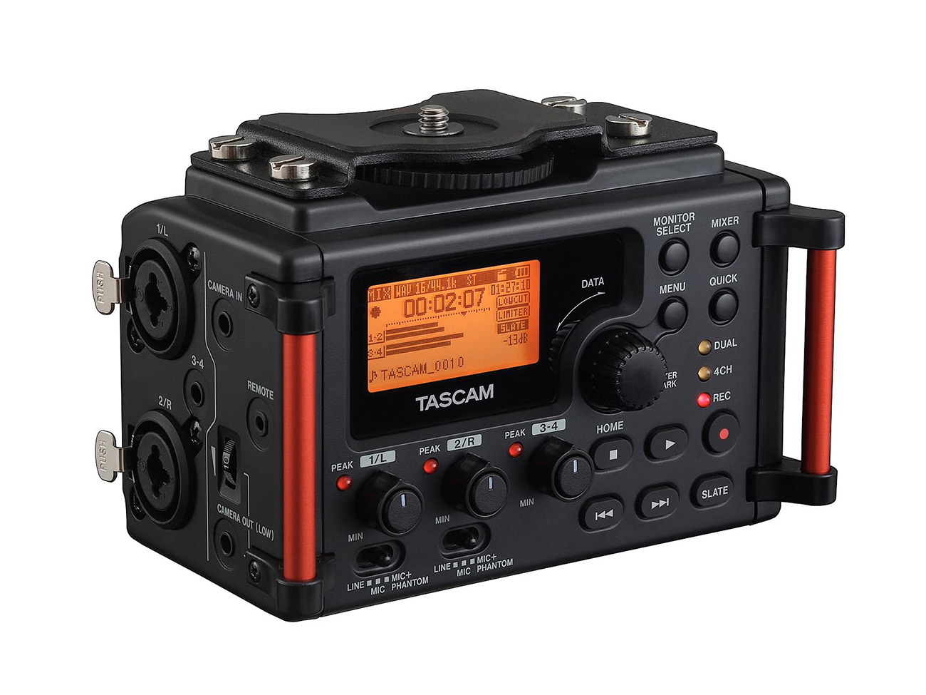 Tascam dr-60d mkii audio recorder + cables