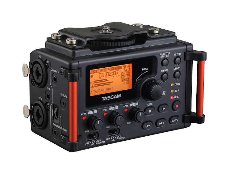 Tascam dr-60d mkii audio recorder + cables