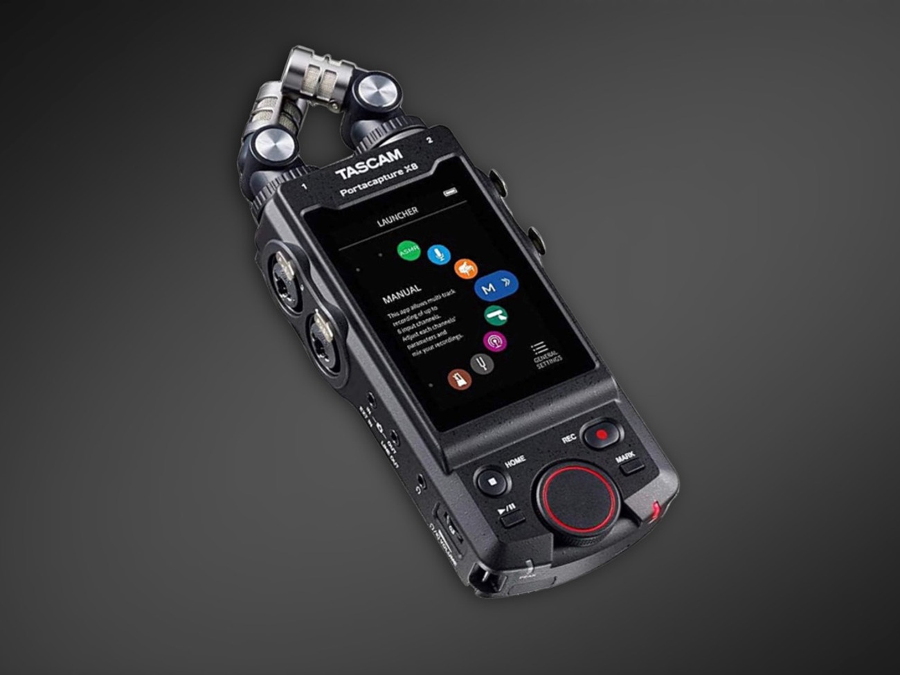 Tascam portacapure x8 - 32bit float // 192 khz