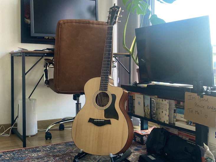 Taylor 114-ce accoustic guitar