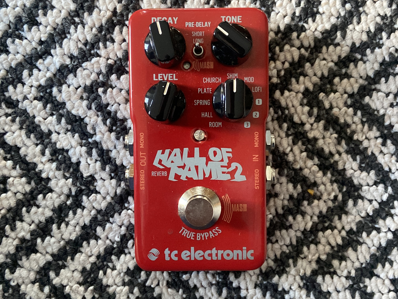 Tc electronic hall 9f fame 2 guitar reverb pedal