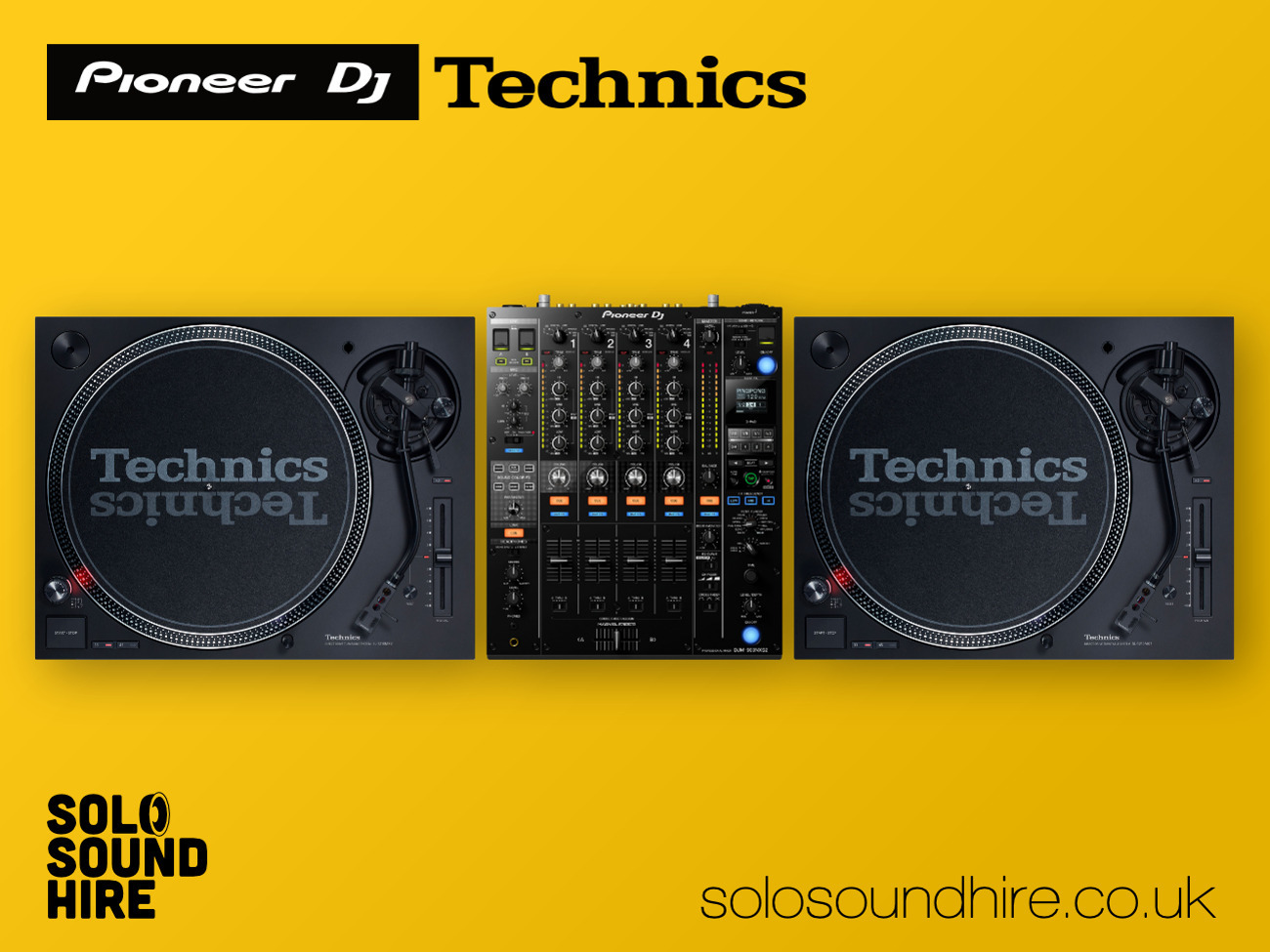 Technics 1210 mk7 (pair) + allen & heath xone 92 dj mixer