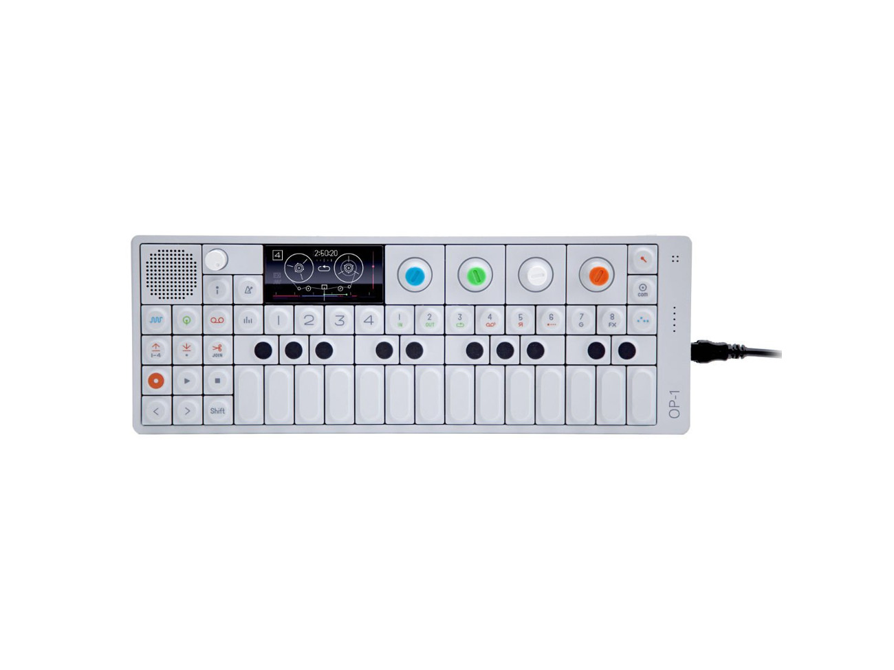 Teenage engineering op-1 portable synthesizer