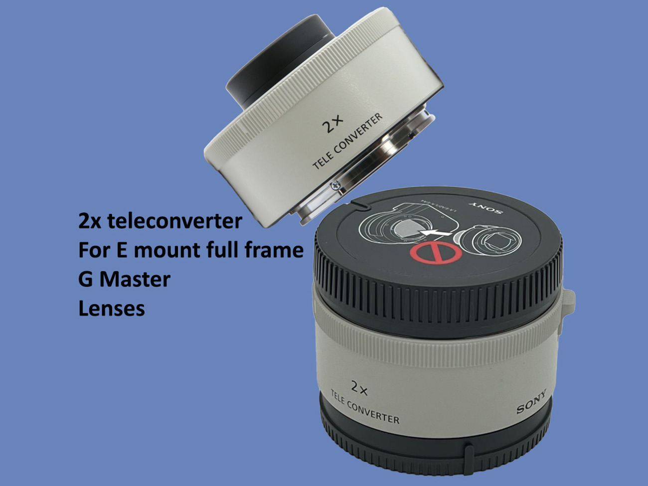 Sony fe 2 x teleconverter for 70-200 100-400 200-600mm gm g master oss ii f2.8