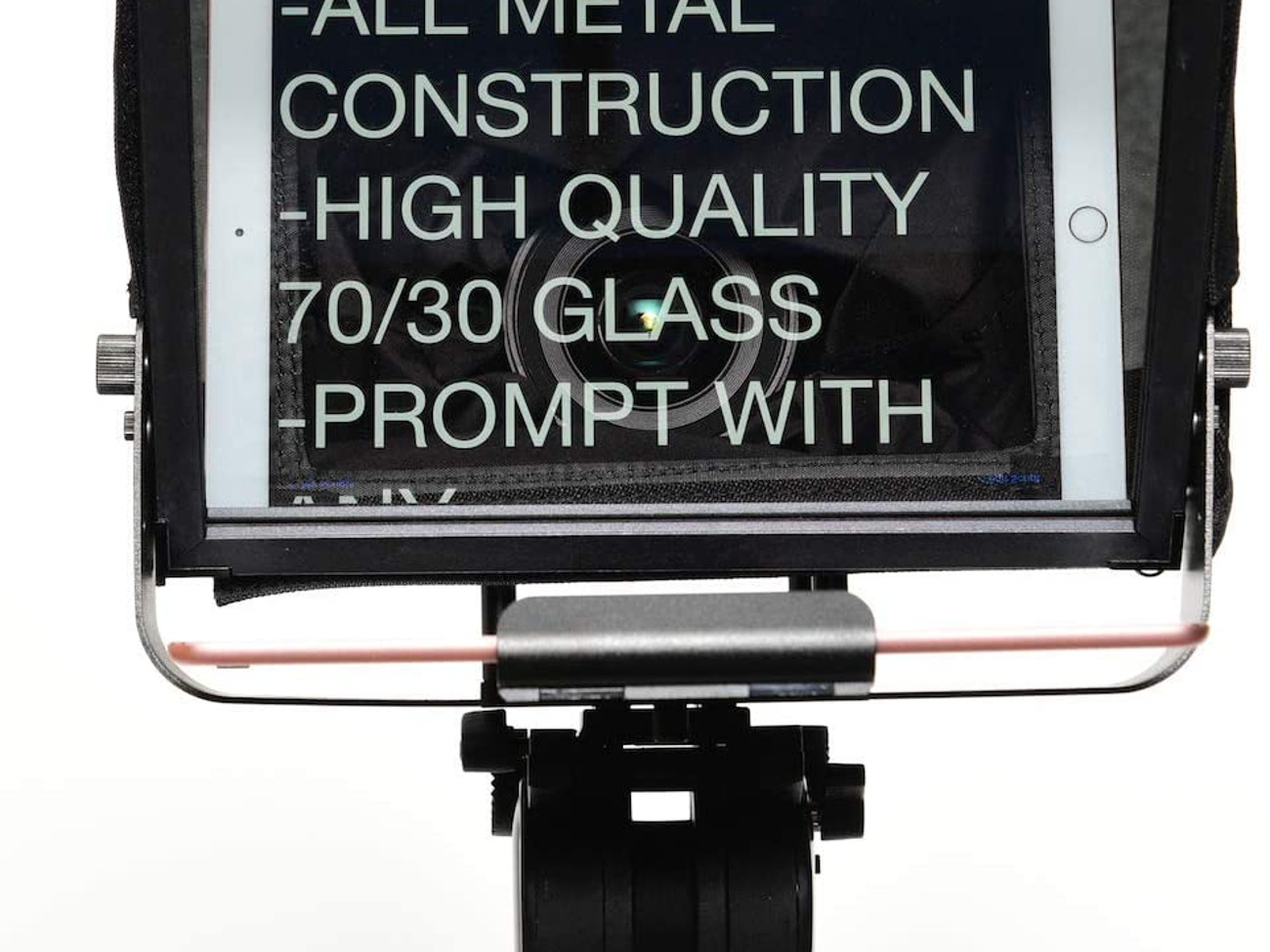 Teleprompter autocue for ipad tablets or phones
