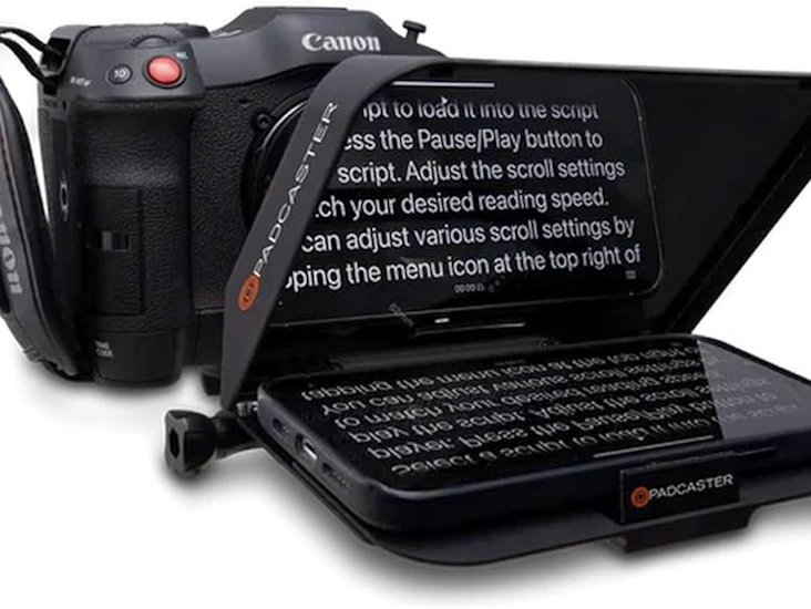 Teleprompter (padcaster parrot pro)