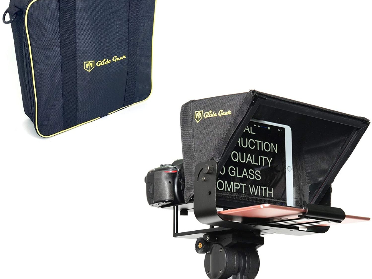 Teleprompter tmp 100 with optional tablet