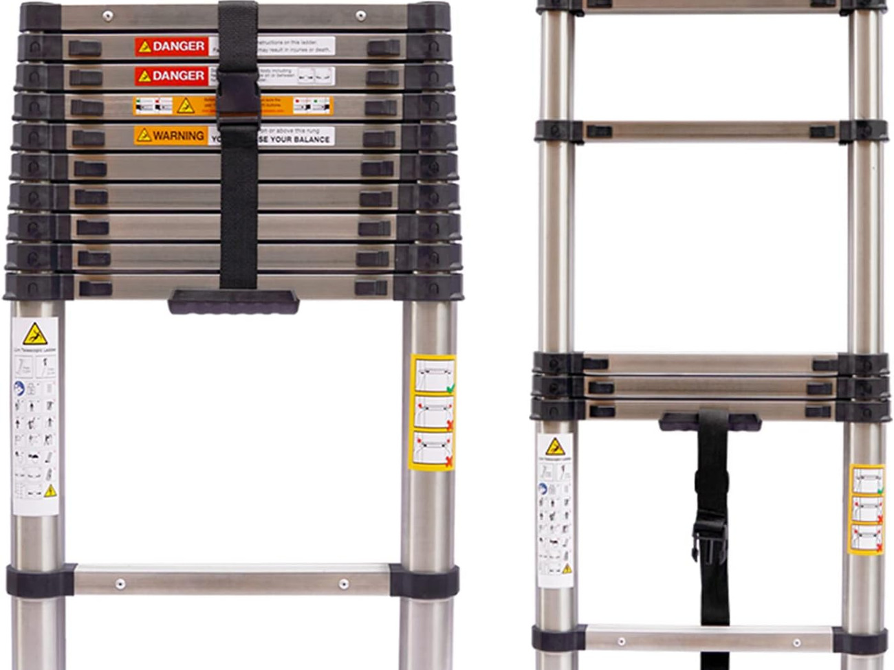 Telescopic ladder. 3.2 metre.