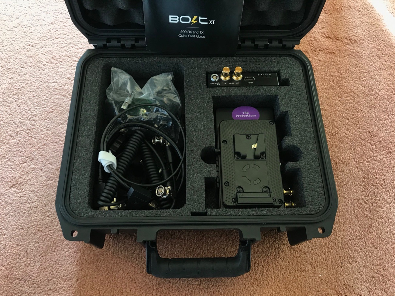 Teradek bolt 500 xt wireless sdi/hdmi transmitter/receiver set
