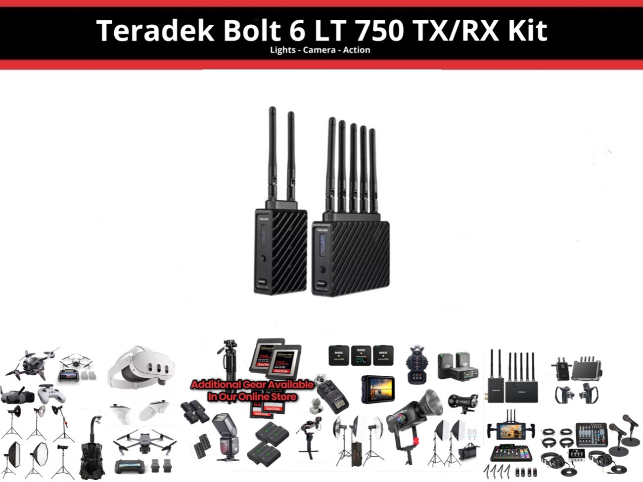 Teradek bolt 6 lt 750 tx/rx kit