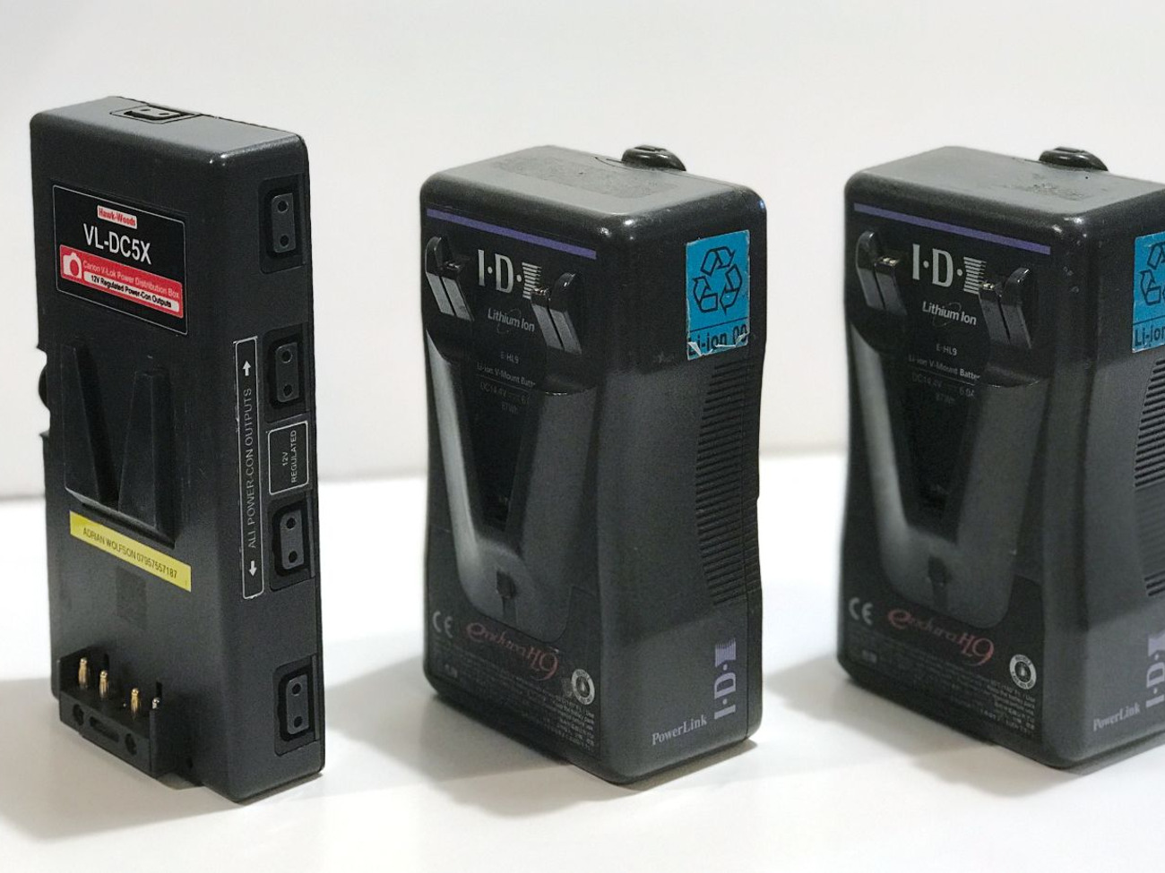 Teradek power kit inc 2x vlock + 5x dtap adaptor
