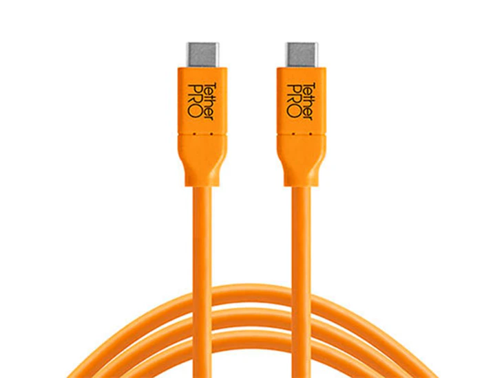 Tether tools tetherpro usb-c to usb-c (with standard usb adapter) 15ft (4.6m)