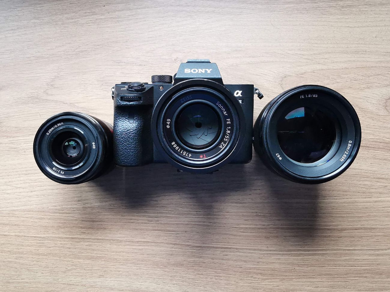 The prime-tastic sony a7iii + 85mm+ 55mm +28mm