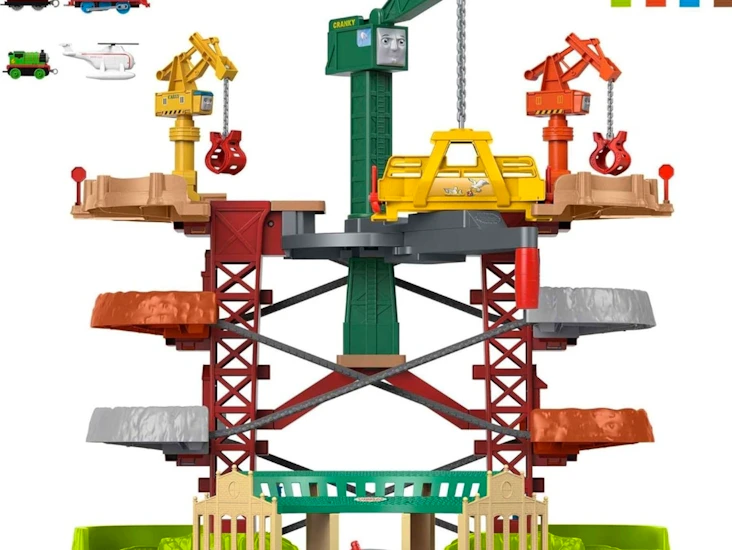 Thomas & friends trains & cranes track towet