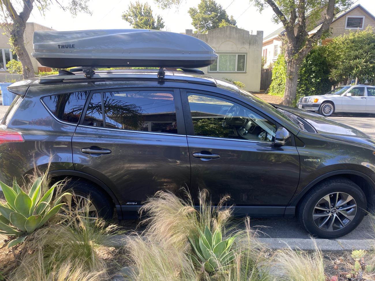Thule roof rack cargo carrier