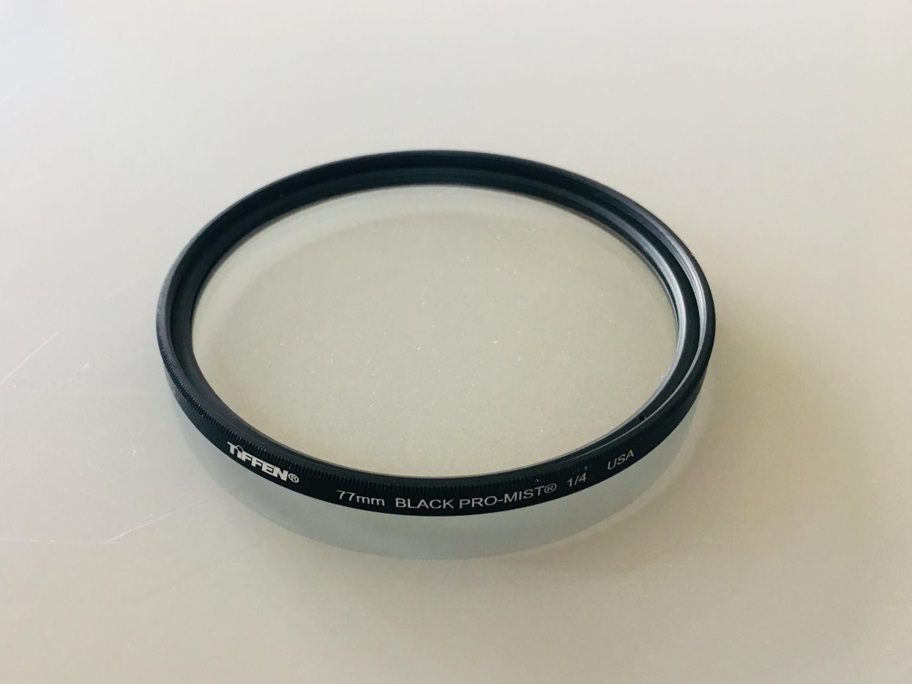 Tiffen 1/4 black pro mist filter (77mm diameter)