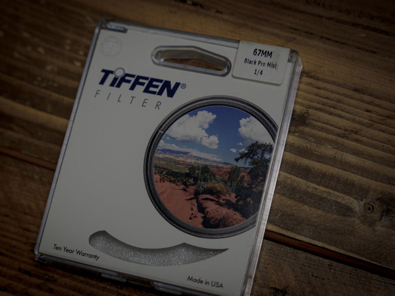 Tiffen black pro mist 1/4 filter 67mm