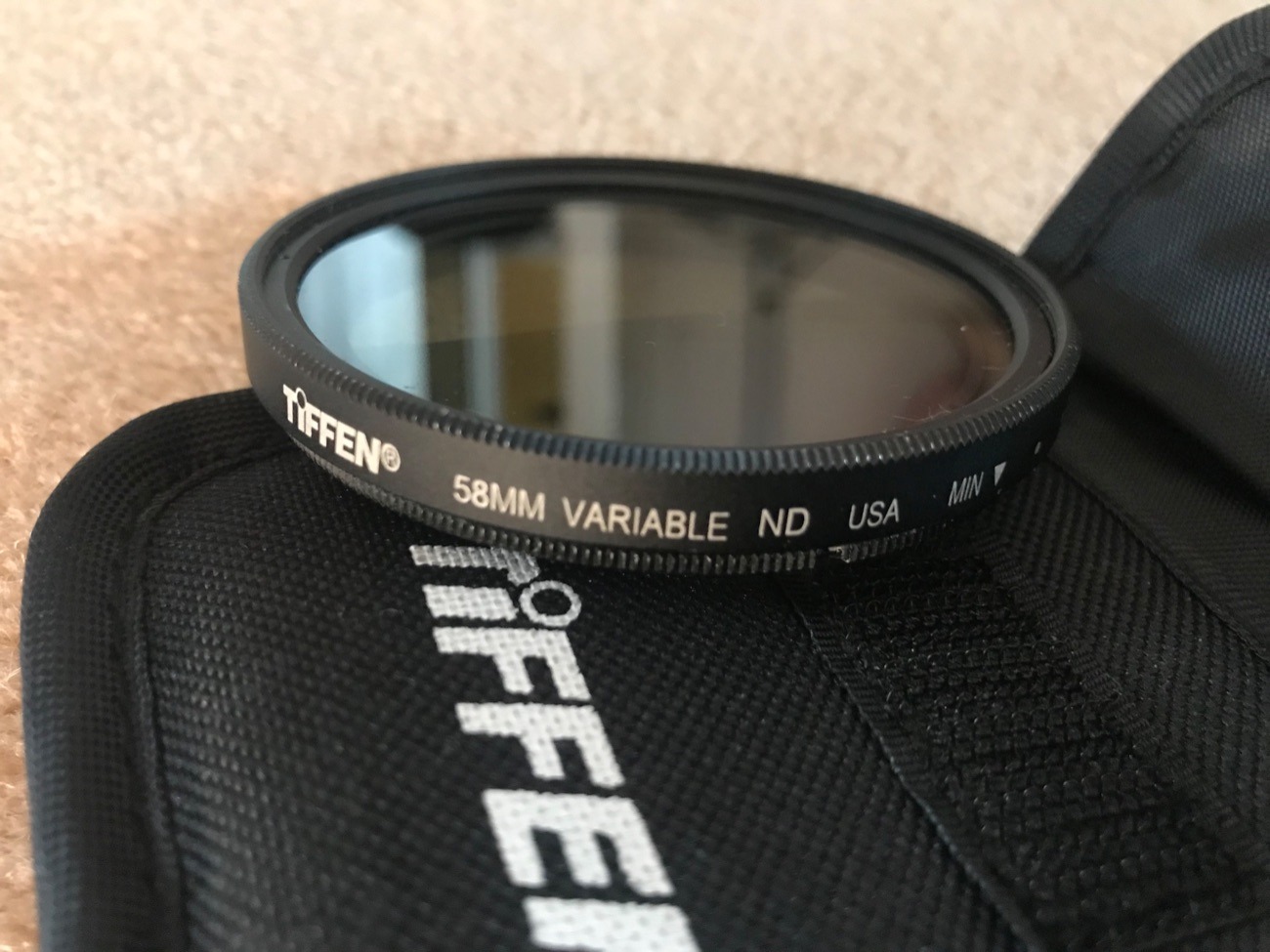 Rent Tiffen Variable ND 58mm screw-on filter from Hamish West