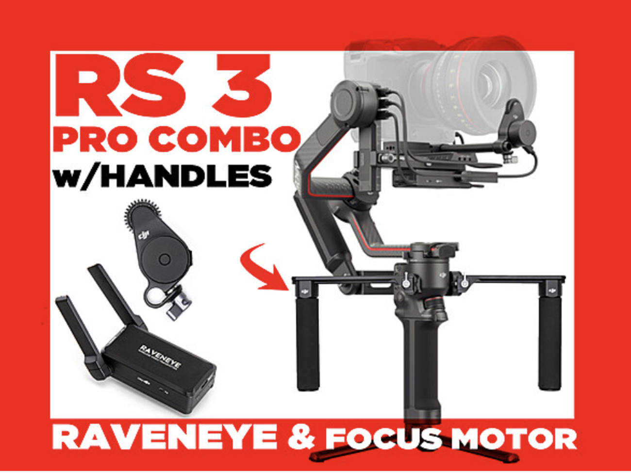 Tilta advanced ring grip w/ dji rs3 pro + raven eye & ff