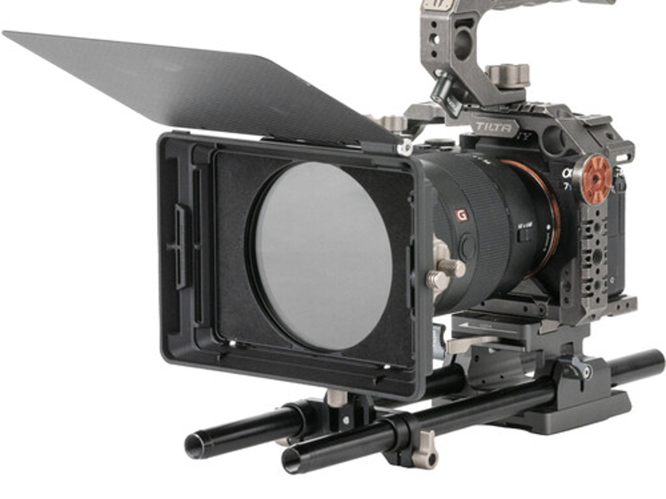 Tilta mb-t16 lightweight mirage matte box variable nd 4x5.65" lws black mist 1/4 1/8 vnd