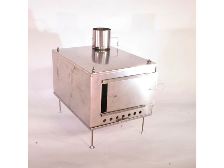 Titanium wood stove