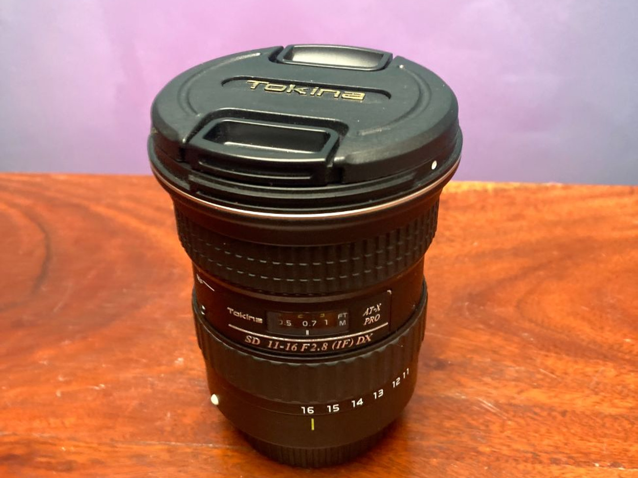 Tokina 11-16 zoom lens for ef mount