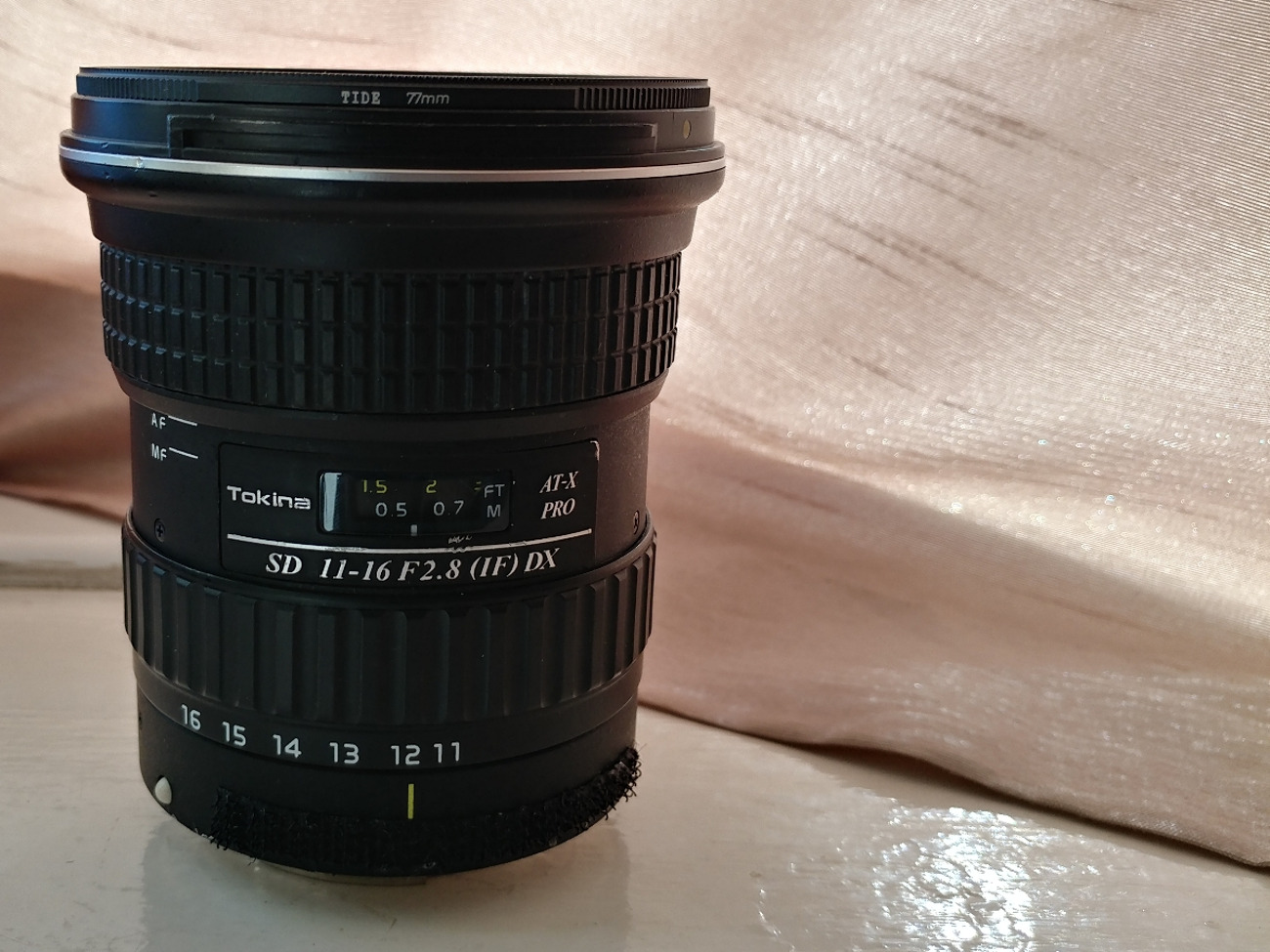 Tokina 11-16mm f2.8 wide lens for ef mount canon