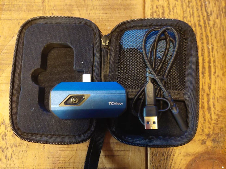 Topdon thermal imaging camera for android phone