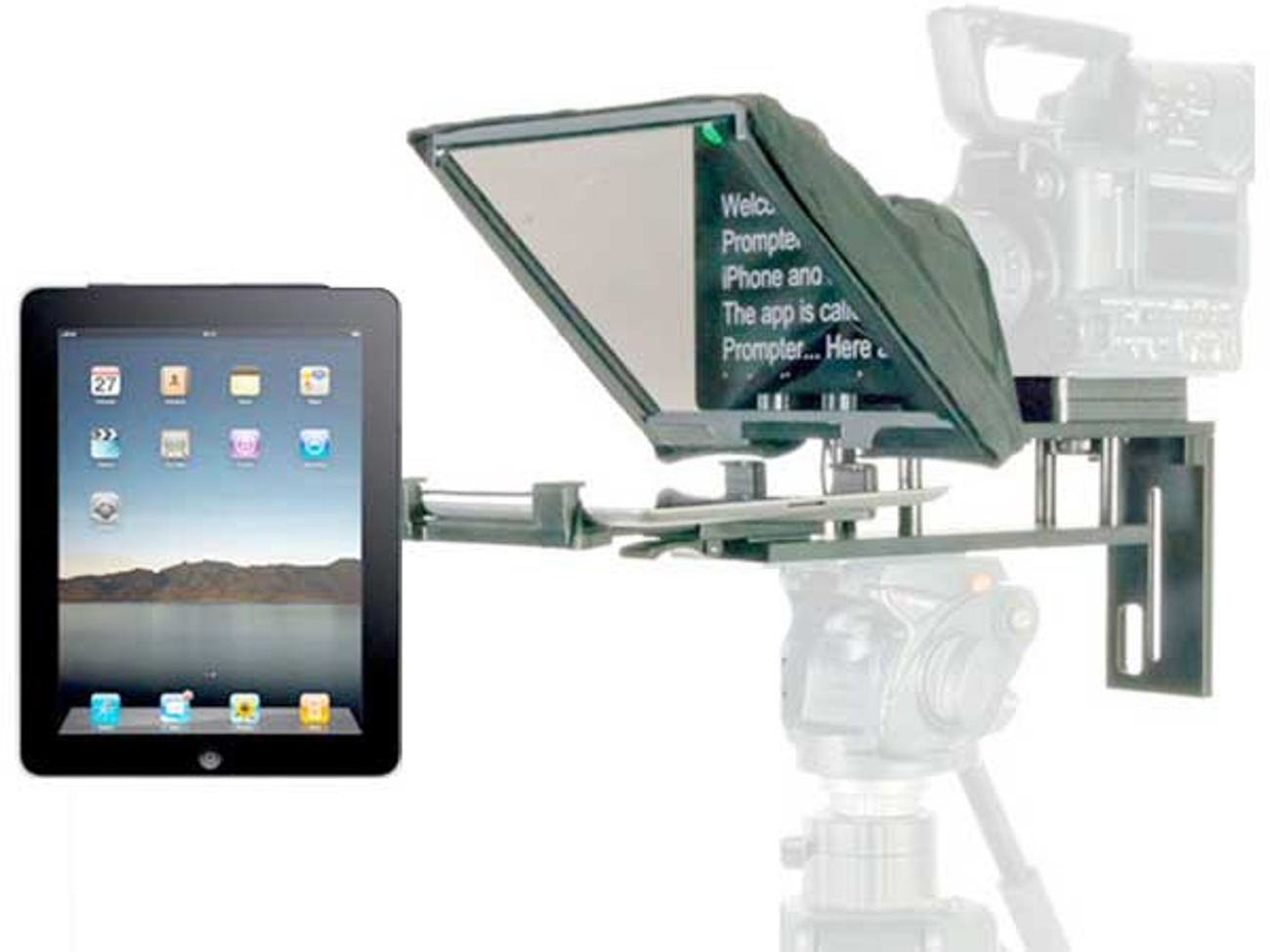 Tp-300 teleprompter autocue kit with ipad