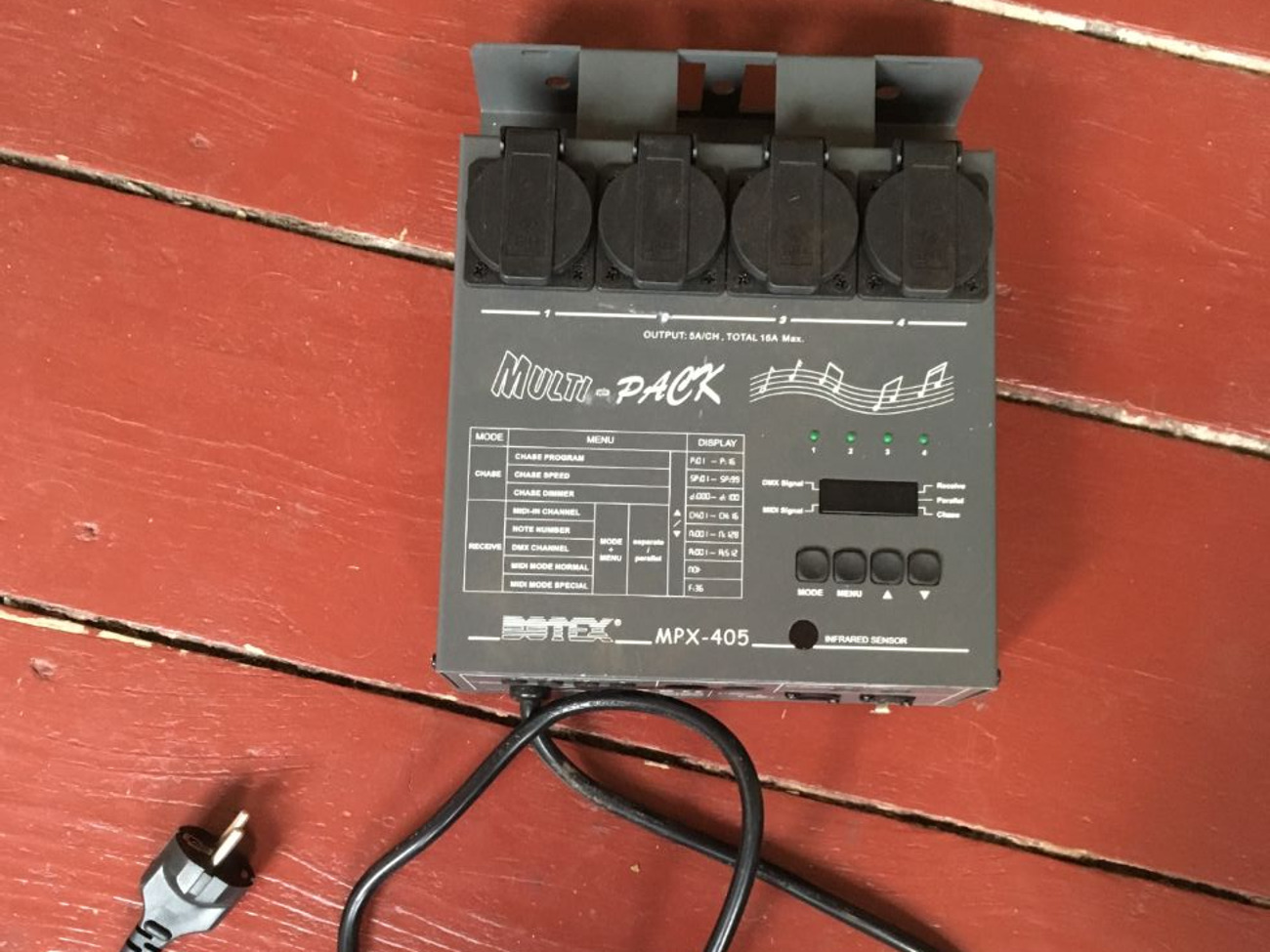 Transcension mpx-405 digital dimmer pack lighting controller