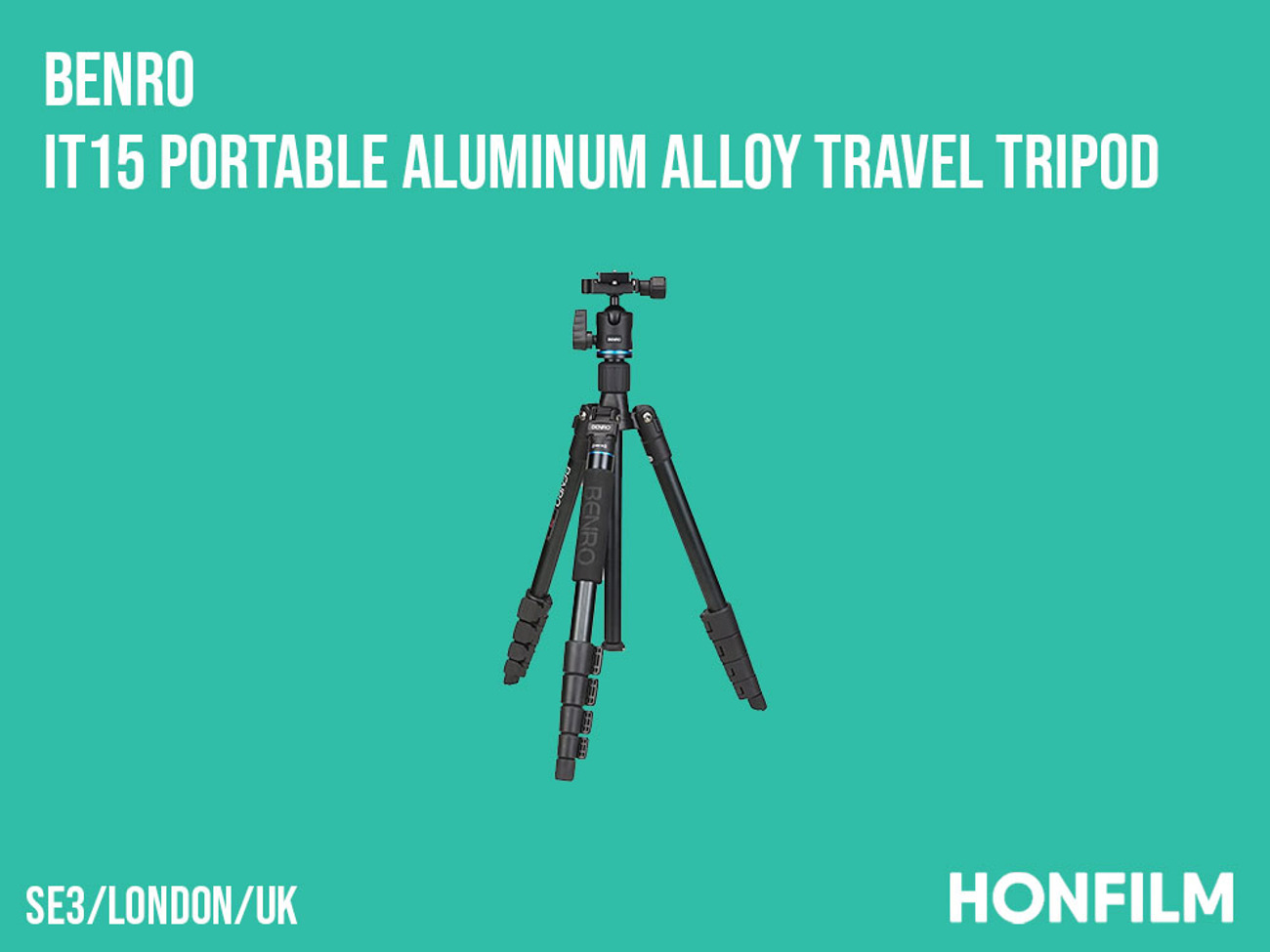 [tripod] benro it15 portable aluminum alloy travel tripod