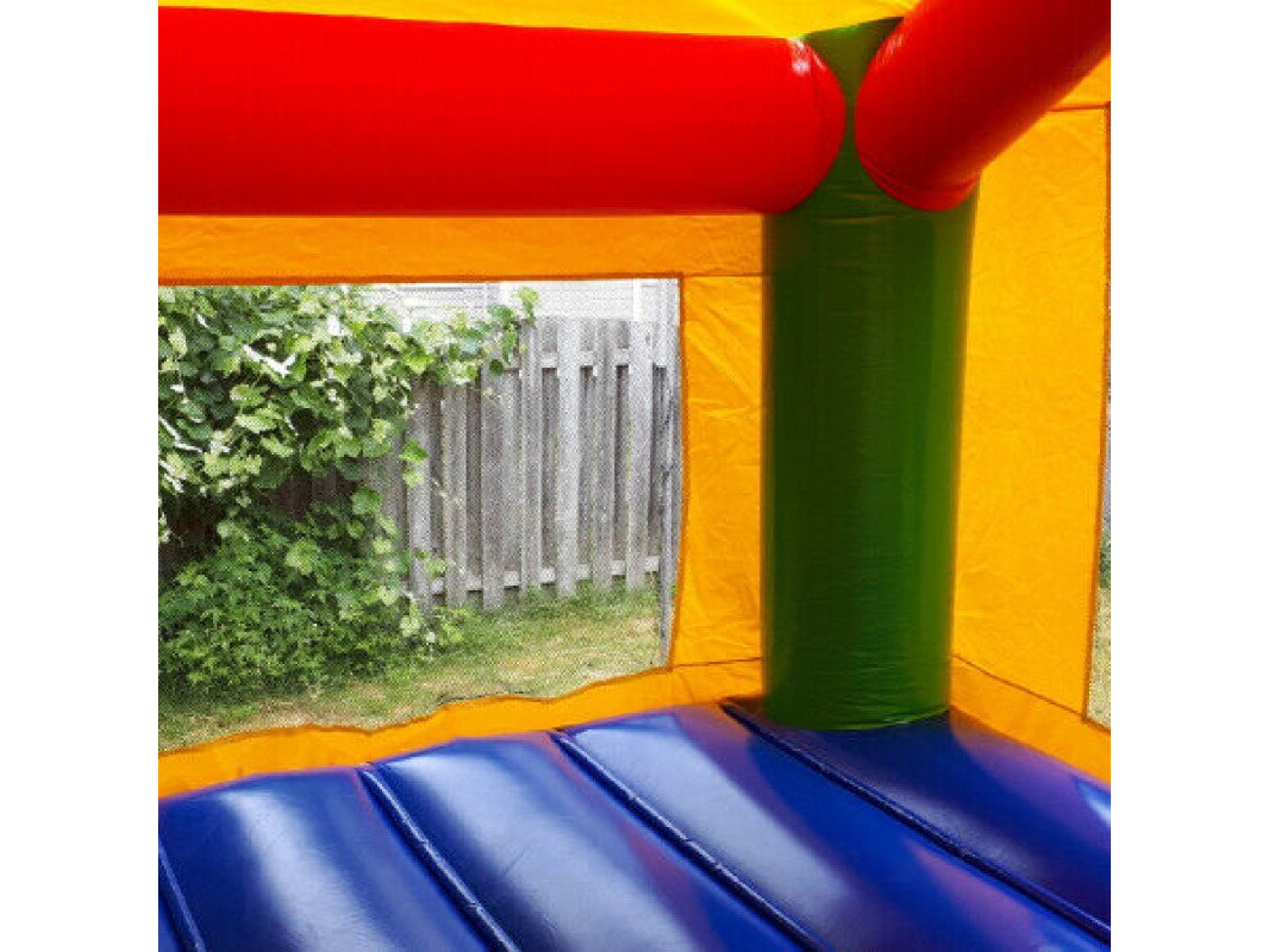 Tropical island bouncy castle